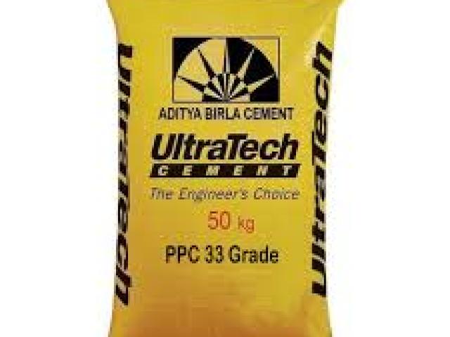 Ultratech PPC 33 Grade Cement available in Coimbatore